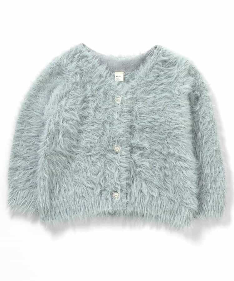 ラメシャギーカーディガン