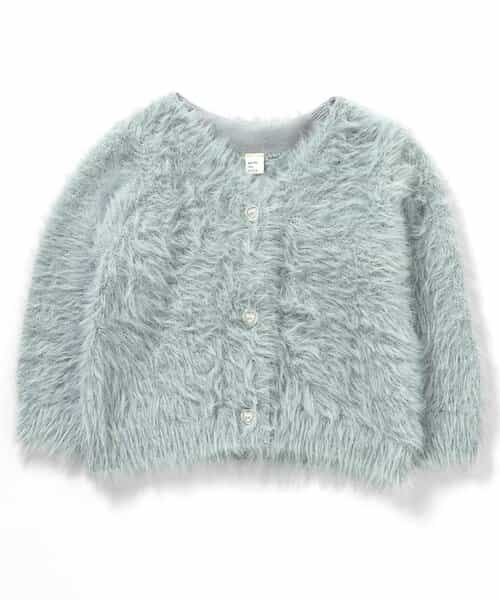 ラメシャギーカーディガン