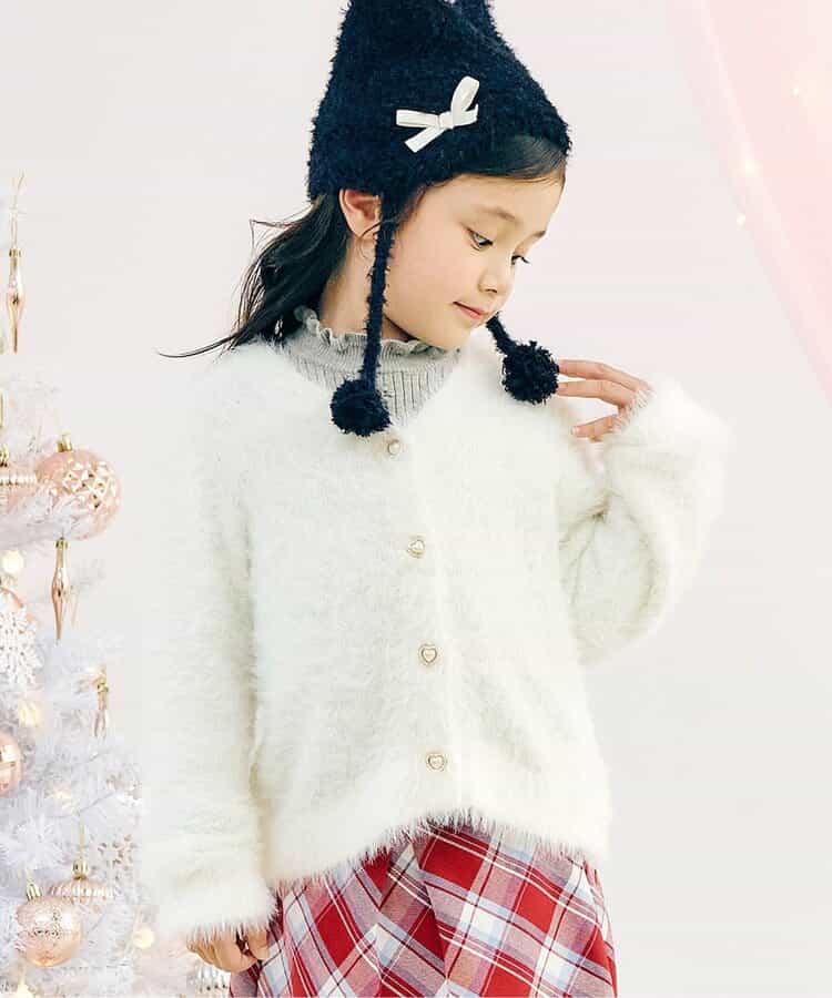 ラメシャギーカーディガン