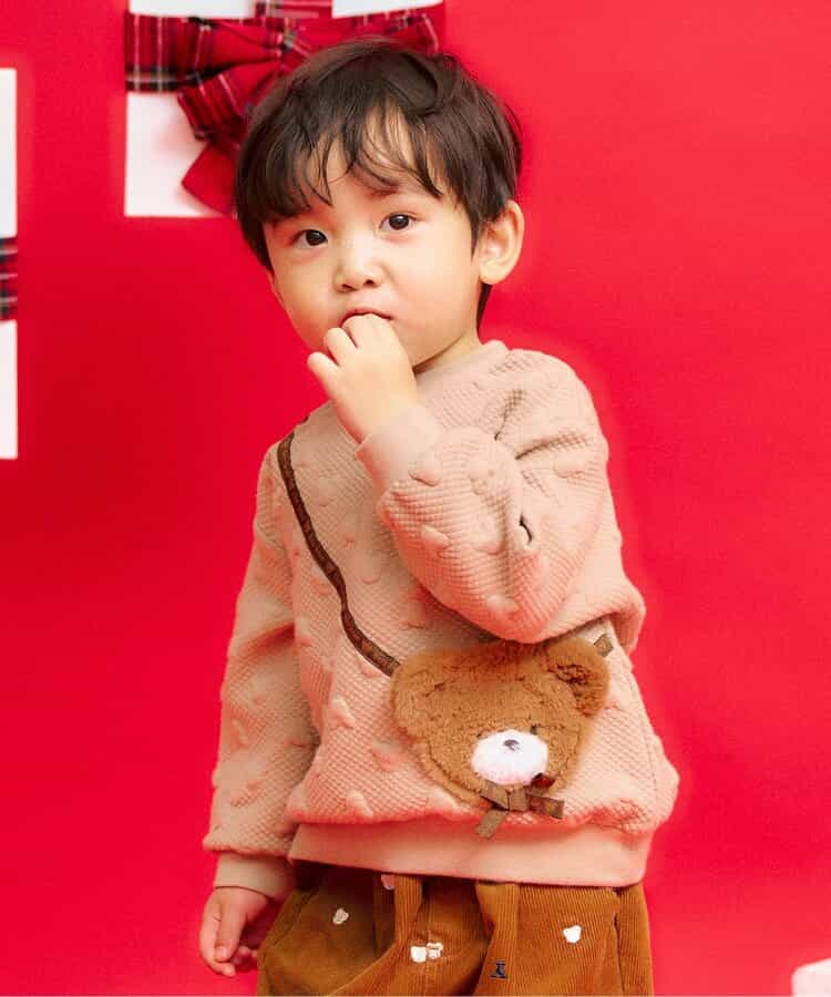 tiny bear ポシェット風トレーナー