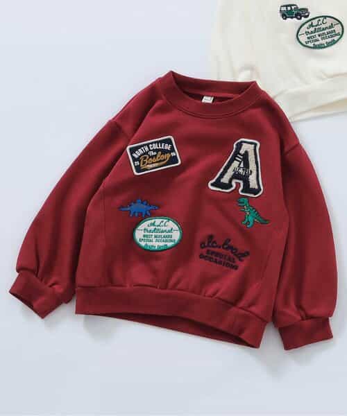 アソートワッペン＆刺繍トレーナー