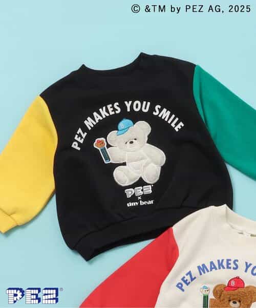WEB限定 PEZ×tiny bear モチーフトレーナー