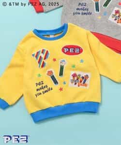 ★SALE★WEB限定 PEZ×tiny bear ワッペン＆刺繍トレーナー