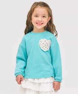 ★タイムセール★ハートフリルポケットゆったりトレーナー