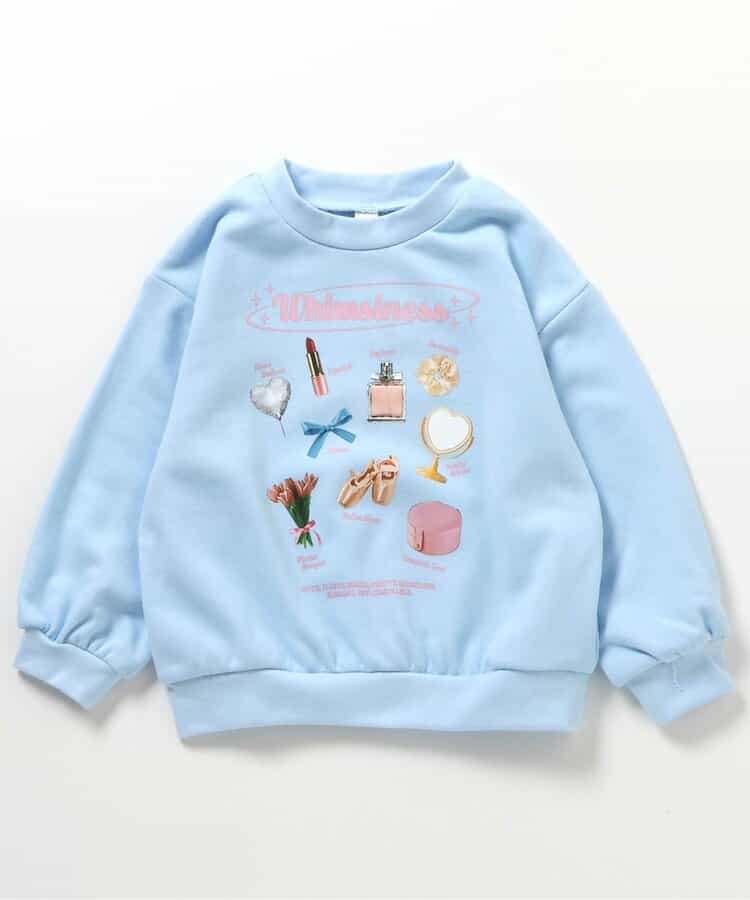 GIRLS転写モチーフトレーナー