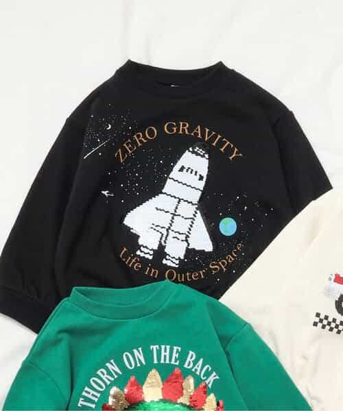 ★SALE★3柄スパンコールモチーフトレーナー