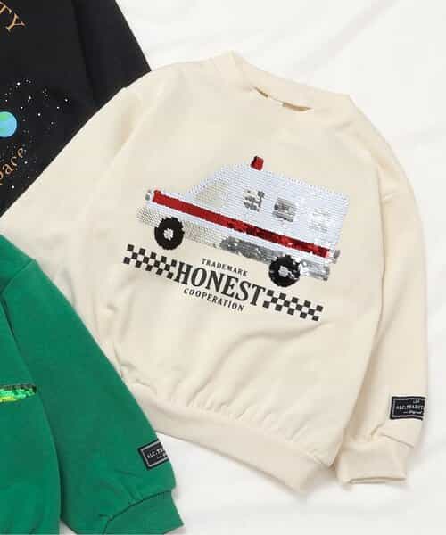 ★SALE★3柄スパンコールモチーフトレーナー