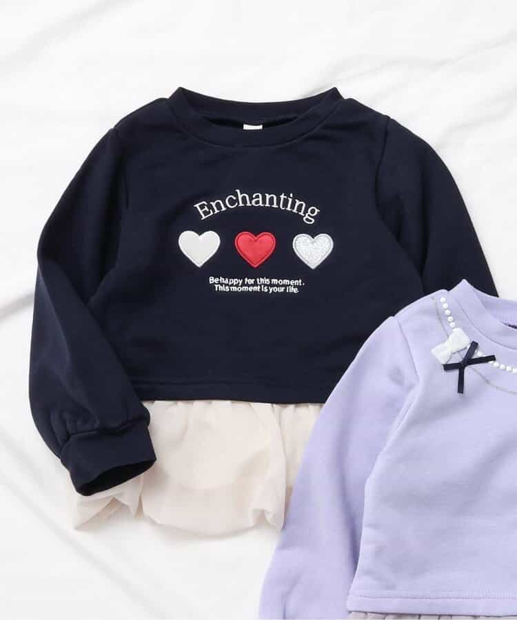 ★SALE★ハート＆ネックレスバルーンドッキングトレーナー