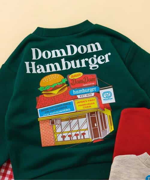 WEB限定 ドムドムハンバーガー 3柄トレーナー