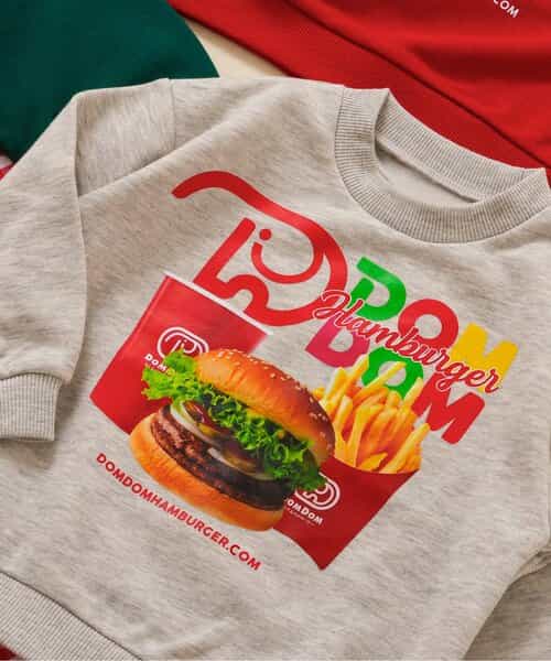 WEB限定 ドムドムハンバーガー 3柄トレーナー