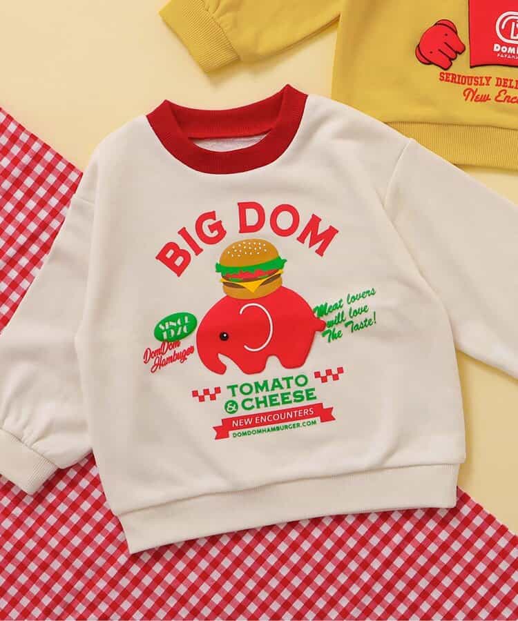 WEB限定 ドムドムハンバーガー どむぞうくんトレーナー