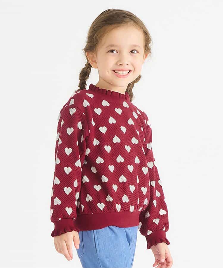 ハート・フラワージャガードトレーナー