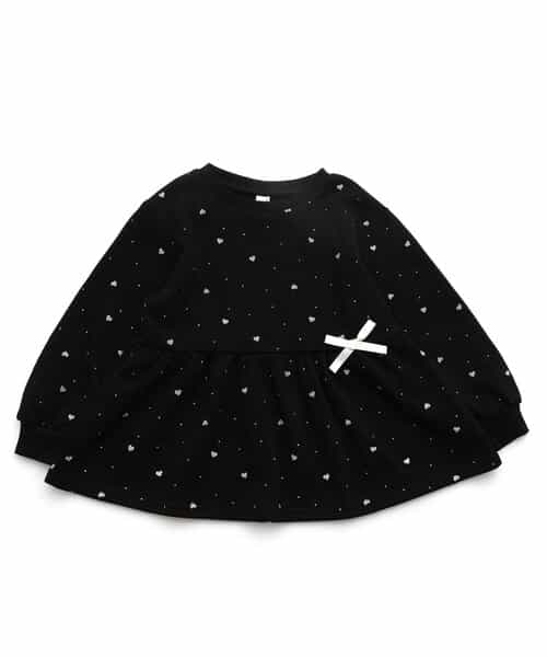 ★SALE★【あったか】裏シャギーペプラムトレーナー