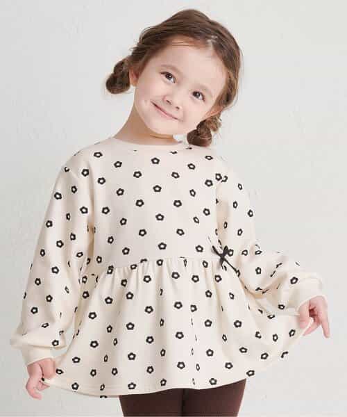 ★SALE★【あったか】裏シャギーペプラムトレーナー