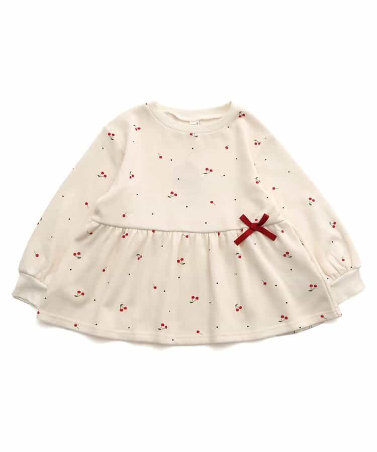 ★SALE★【あったか】裏シャギーペプラムトレーナー