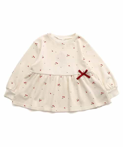 ★SALE★【あったか】裏シャギーペプラムトレーナー