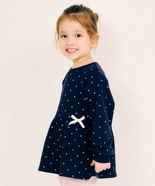 ★SALE★【あったか】裏シャギーペプラムトレーナー