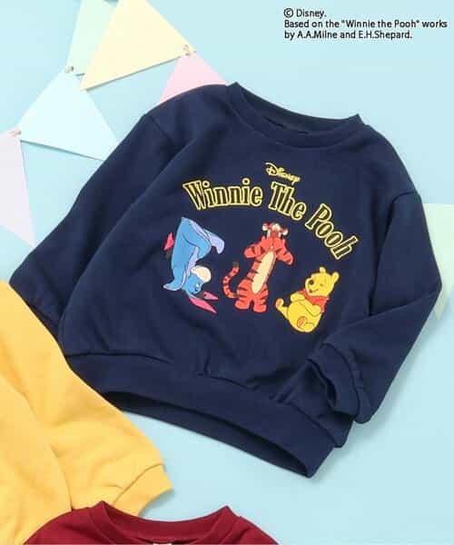 WEB限定 ディズニーキャラクター/くまのプーさん/トレーナー