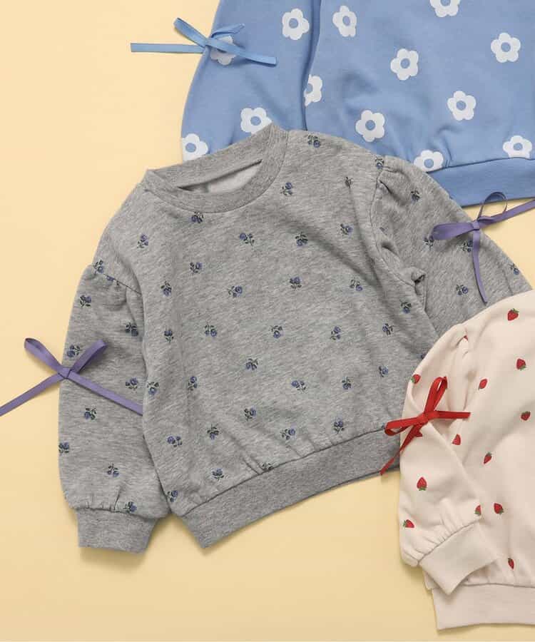 WEB限定 袖リボントレーナー