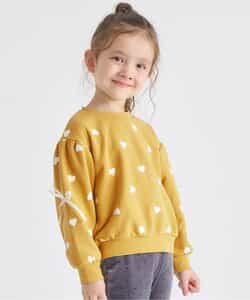 WEB限定 袖リボントレーナー