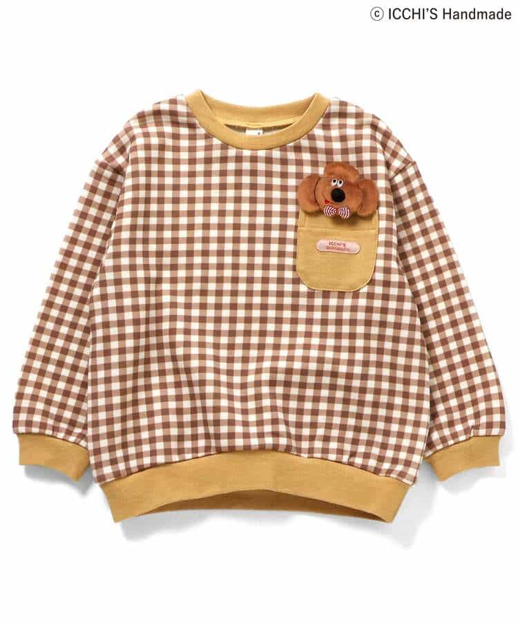 【ICCHI'S HANDMADE】モチーフ付きトレーナー_986115