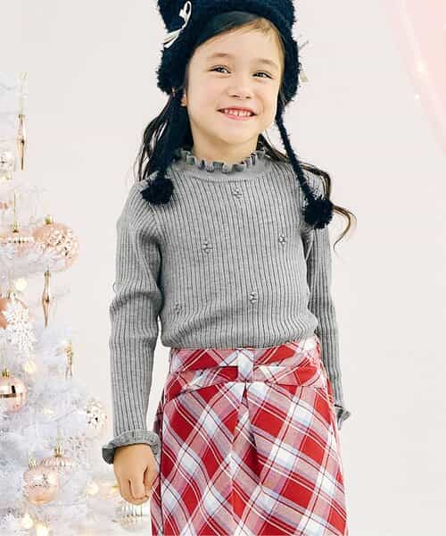 フリルリブニット_マシンウォッシャブル