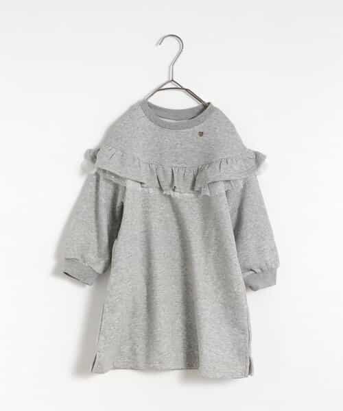 ★SALE★【あったか】WEB限定 フリル裏シャギーワンピース