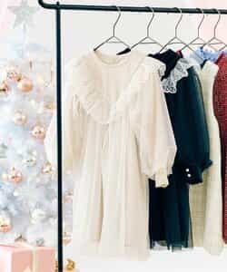 【リンク】ベロアチュールワンピース_アプレレクールマシェリ