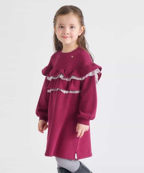 WEB限定 裏シャギーフリルワンピース