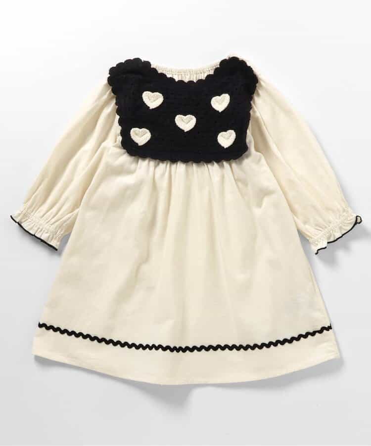 ハート・フラワー・さくらんぼモチーフワンピース