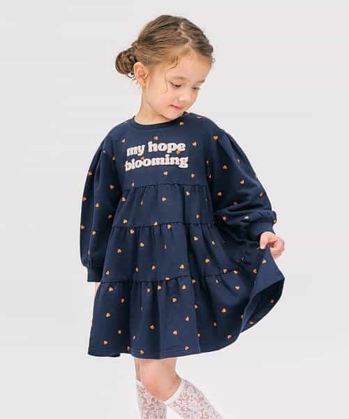 ティアードロゴワンピース