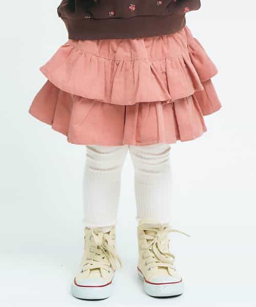 ティアードインパンツ付きスカート