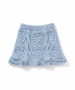 インパンツ付きフリルハートニットスカート