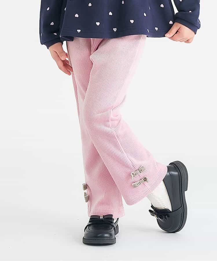 リボンニットコールきゅんパンツ  10分丈