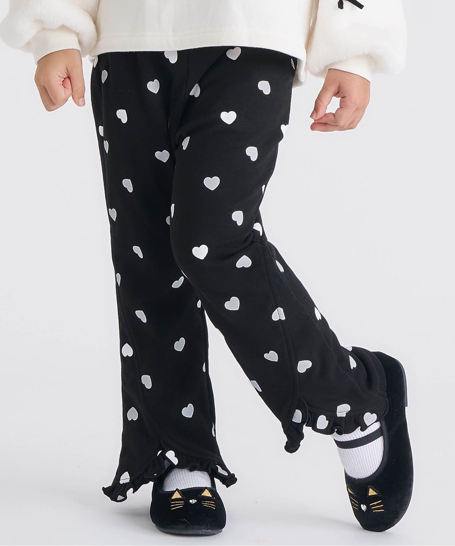 ☆2/10(火)お昼12:59まで3点10％OFF☆ハート・デイジー刺繍きゅん