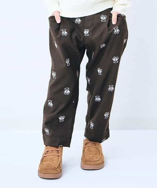 ★SALE★【リンク】tiny bear 総柄長パンツ 10分丈