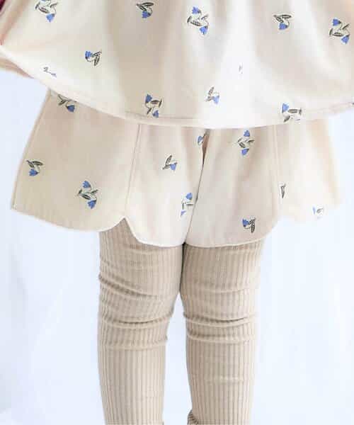 ★SALE★スノードロップ刺繍ショートパンツ