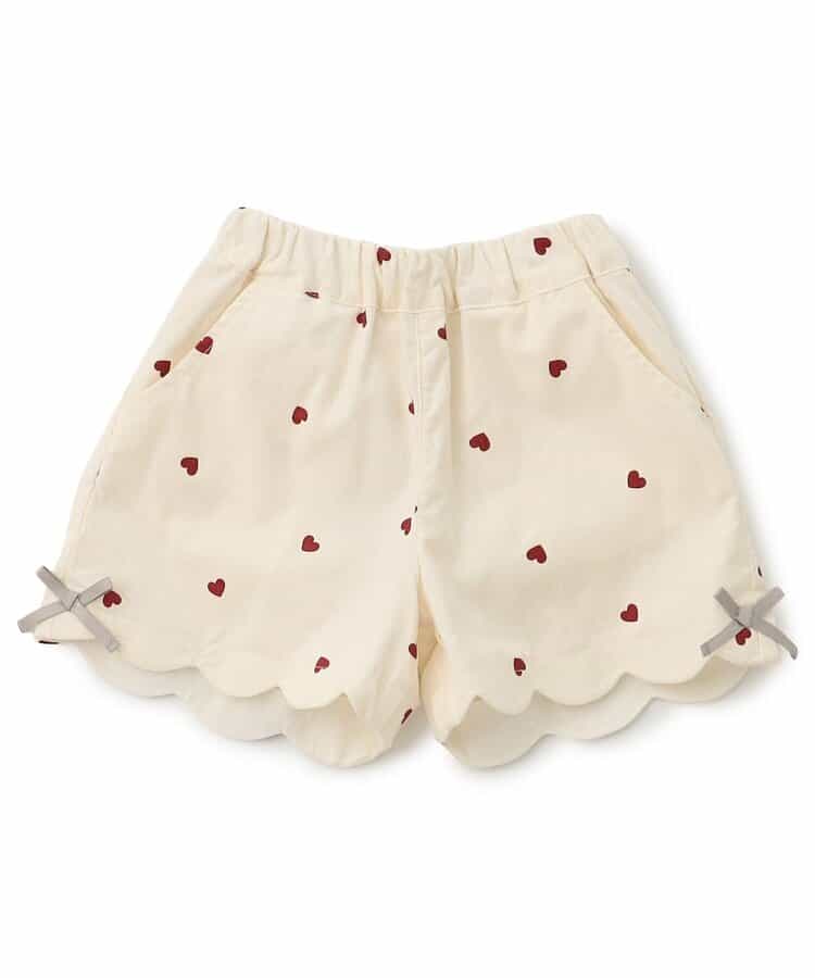 【リンク】サイドリボンスカラップショートパンツ