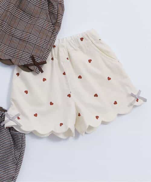 ★【クリスマスセール】期間限定SALE★【リンク】サイドリボンスカラップショートパンツ