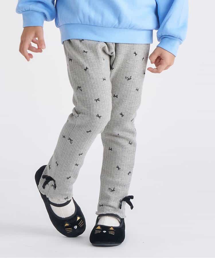 リボン裏起毛リブレギンス/7days Style