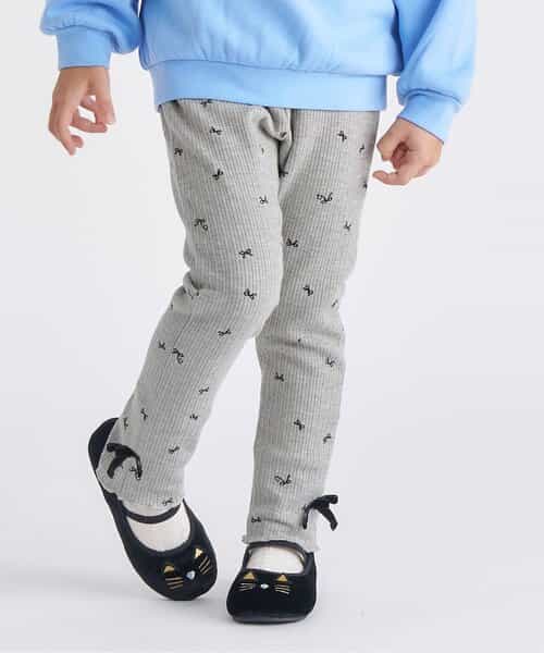 リボン裏起毛リブレギンス/7days Style