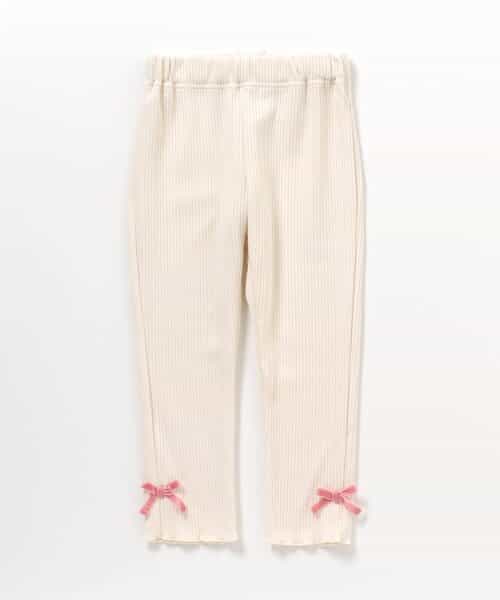 リボン裏起毛リブレギンス/7days Style