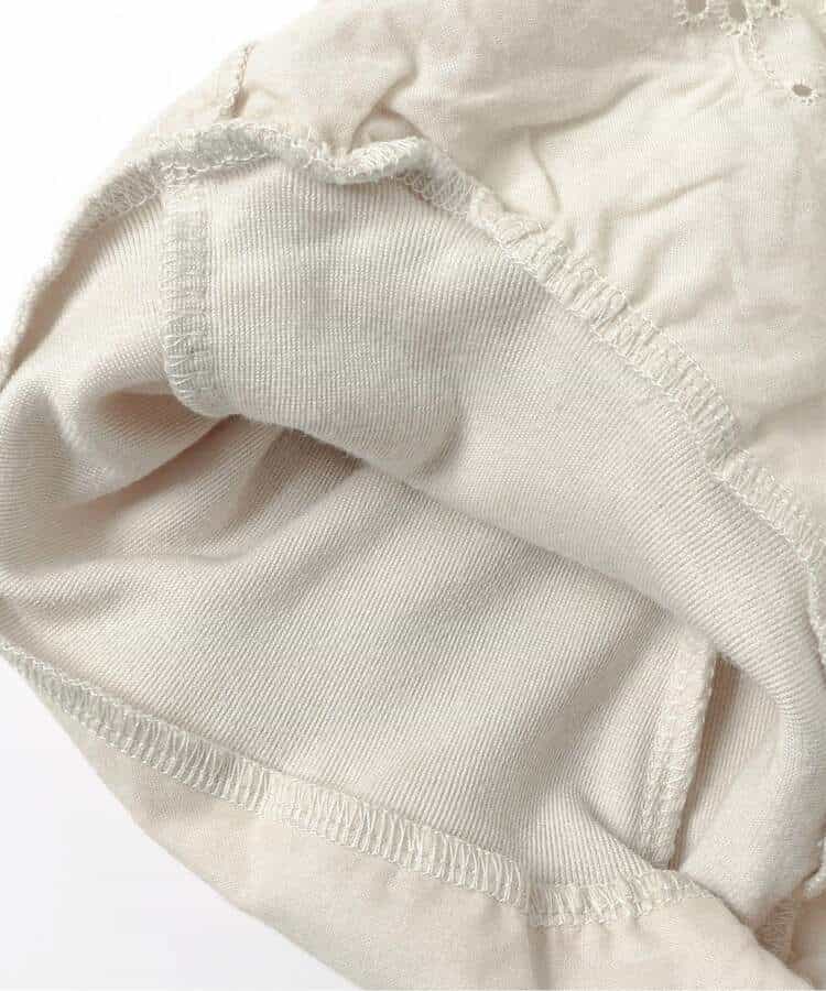 レースフリルベロアパンツ  10分丈_1005227