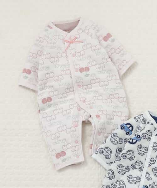 キルトジャガードカバーオール