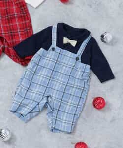 【リンク】チェックサロペットカバーオール