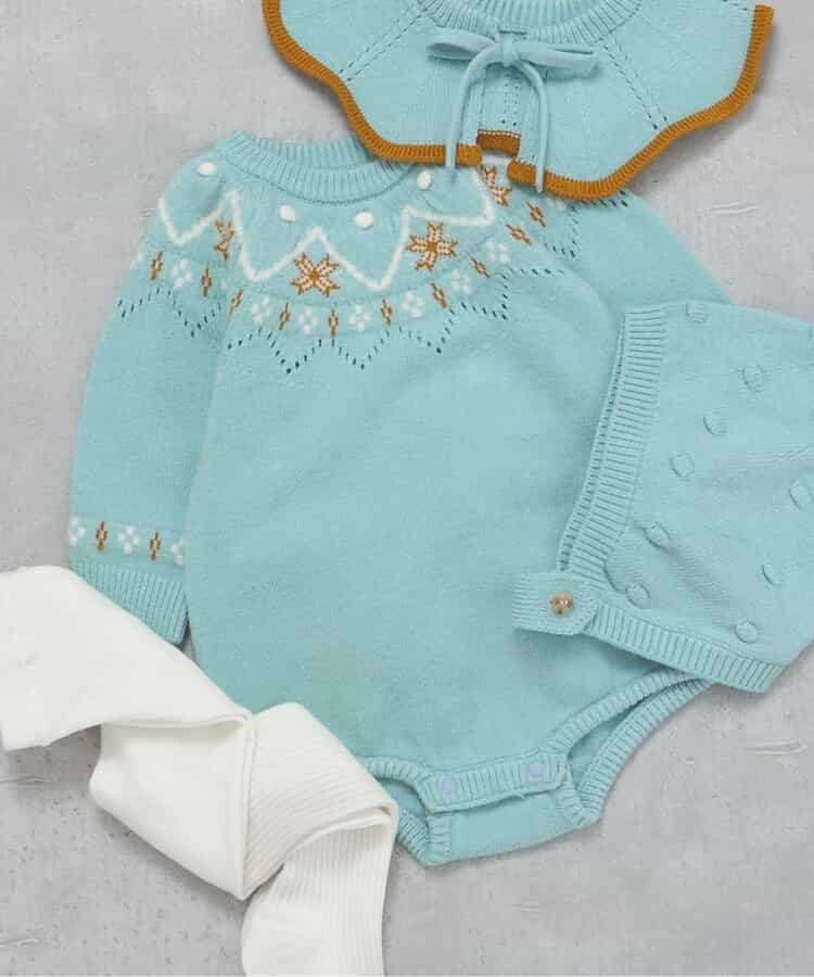 ノルディックニットボディースーツ