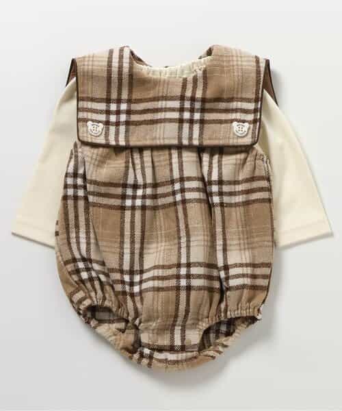 セーラー衿サロペット＋インナーセット