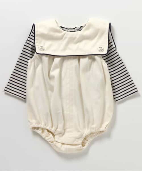 セーラー衿サロペット＋インナーセット