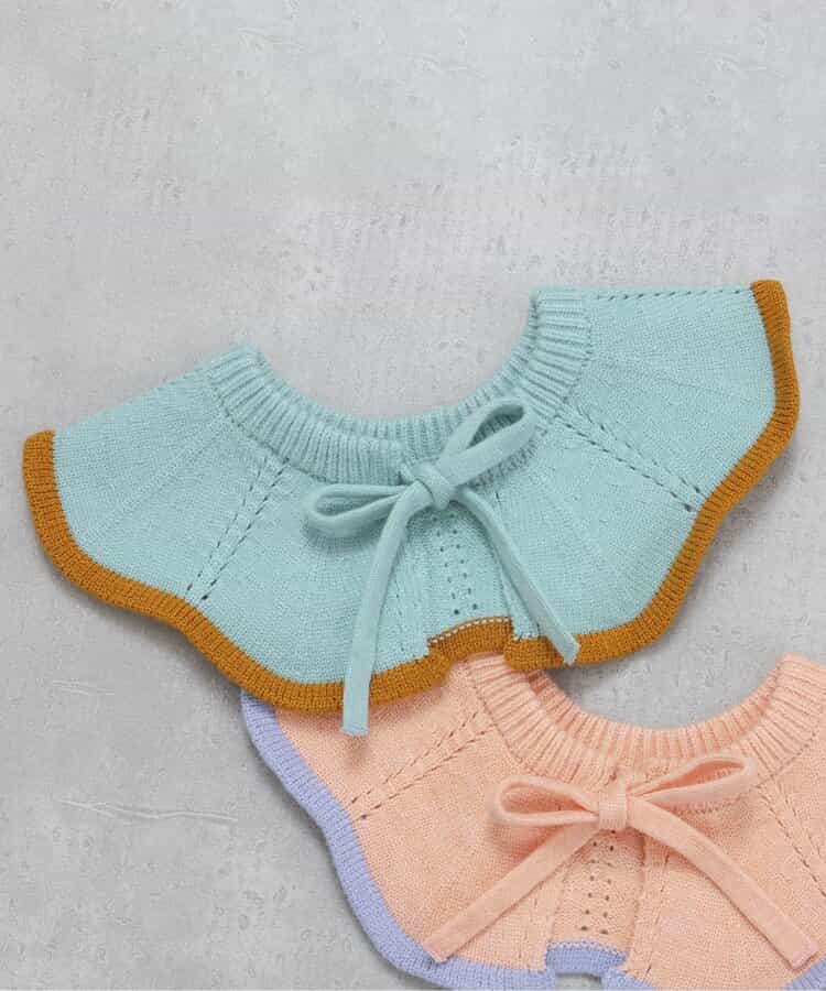 ニットベビーつけ衿