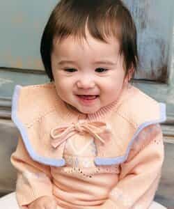 ニットベビーつけ衿